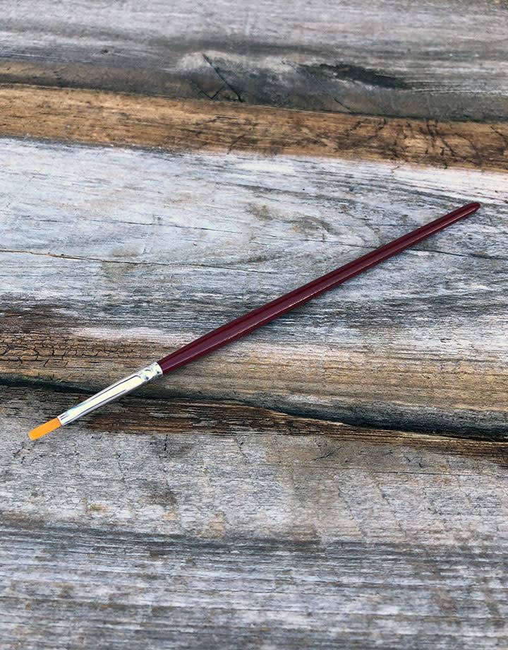 16-297 = Synthetic Fiber Sable Brush Flat #2