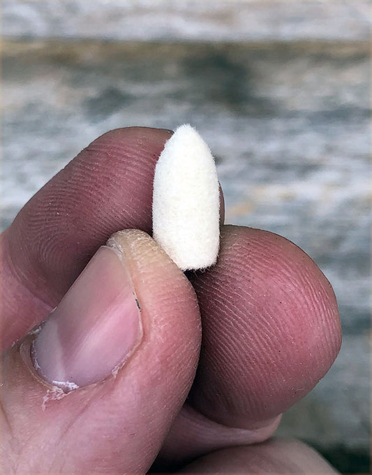 17-271 = Unmounted Felt Points 1/4''x1/2'' Hard  (Pkg of 10)