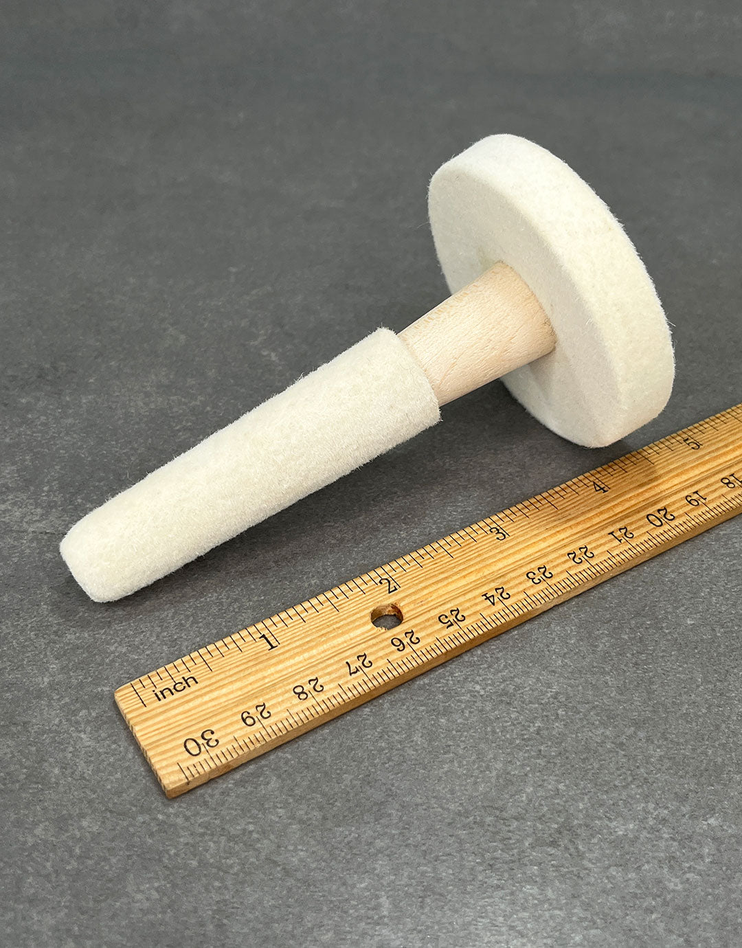 17-34X = Felt Inside Ring Buff with Wheel