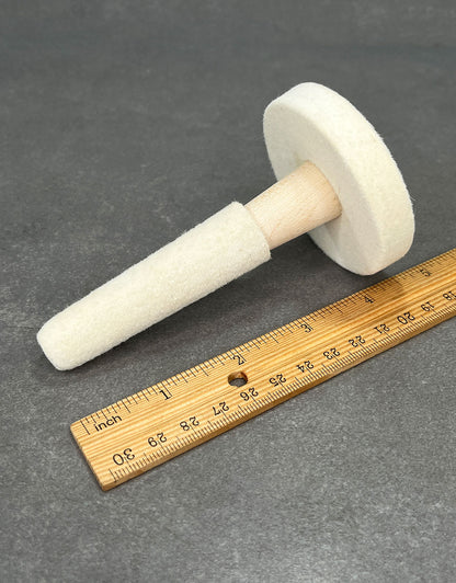17-34X = Felt Inside Ring Buff with Wheel