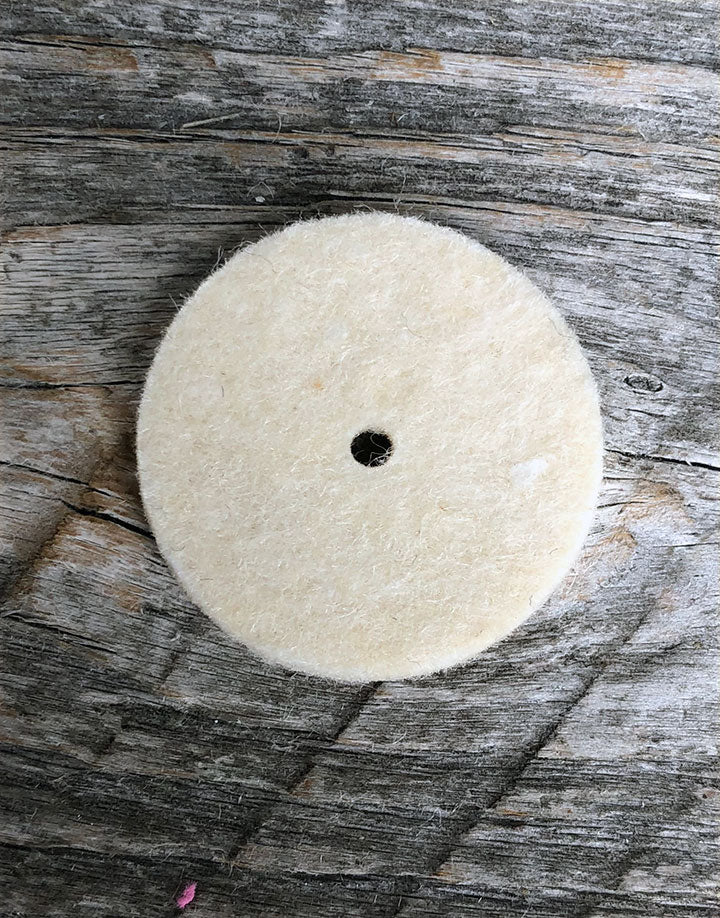 17-371 =  Felt Midget Buff 1'' Hard Square Edge Wheel (Pkg of 25)