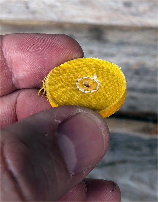 17-550 = Mini Yellow Muslin Buff 1" x 16ply (Pkg of 6)