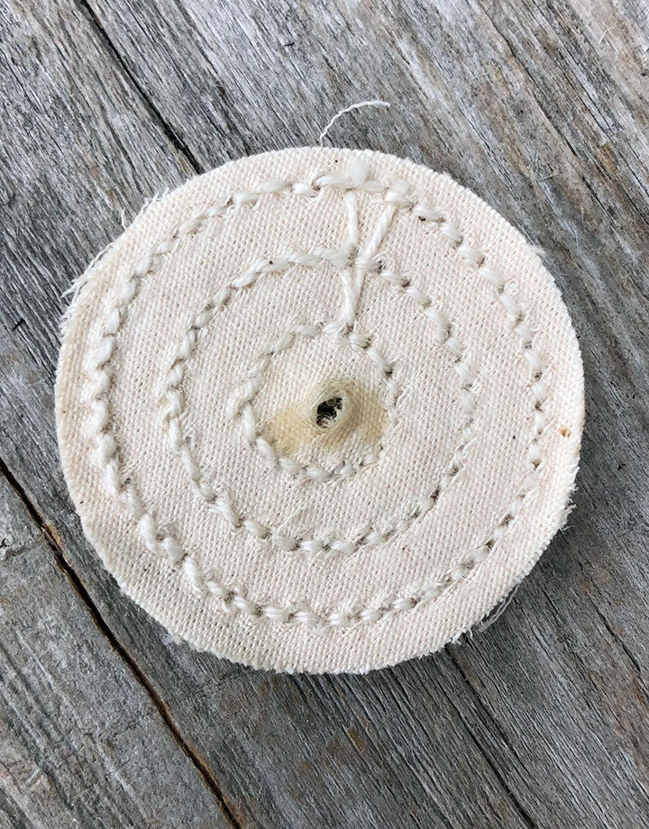 17-617 = Unmounted Muslin Mini Buffs 1-1/4'' (Pkg of 6)