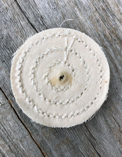 17-617 = Unmounted Muslin Mini Buffs 1-1/4'' (Pkg of 6)