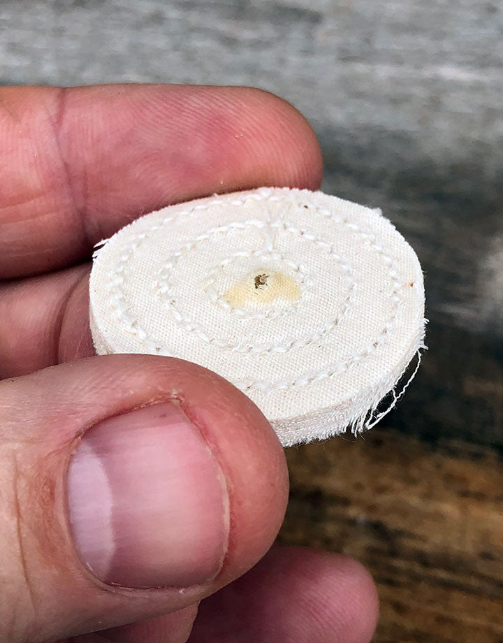 17-617 = Unmounted Muslin Mini Buffs 1-1/4'' (Pkg of 6)