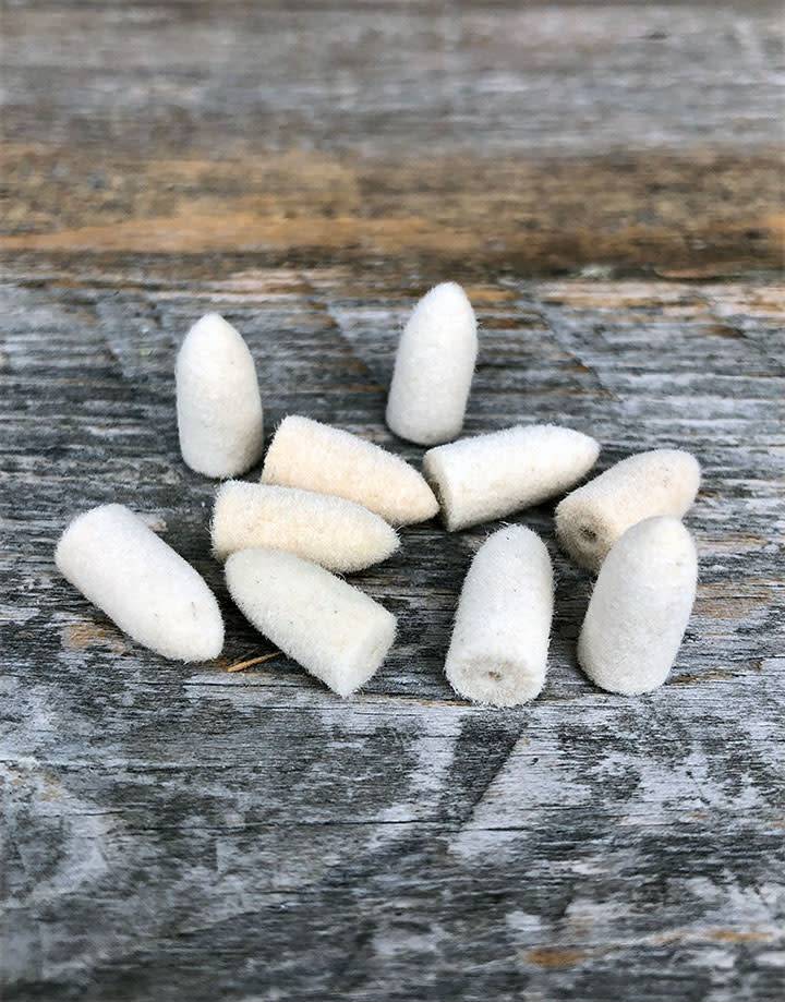 17-271 = Unmounted Felt Points 1/4''x1/2'' Hard  (Pkg of 10)
