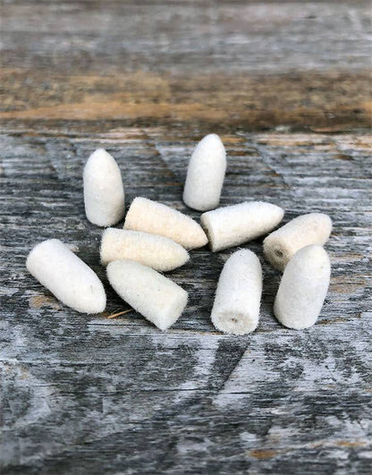 17-271 = Unmounted Felt Points 1/4''x1/2'' Hard  (Pkg of 10)