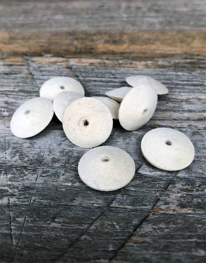 17-483= Felt Buff 5/8" Hard Knife Wheel  (Pkg of 10)