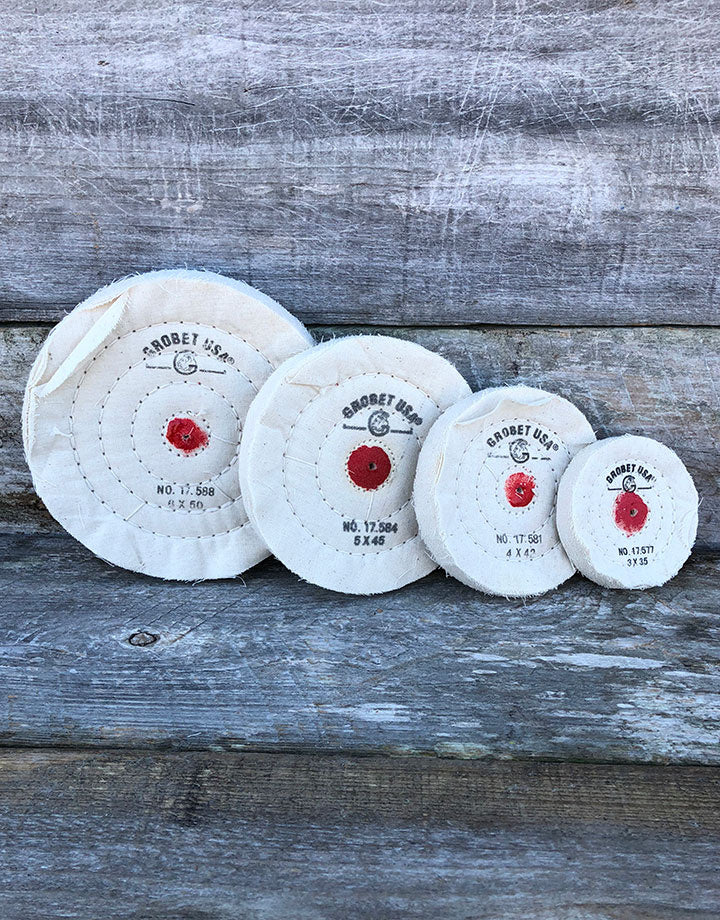 Coarse Muslin Buff 4" x 40 ply (17.581)