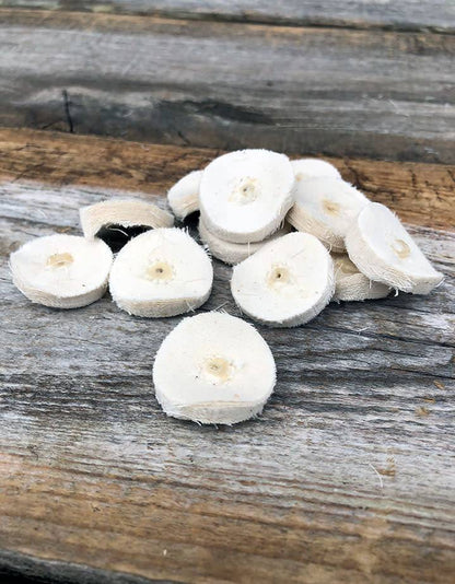 17-616 = Unmounted Muslin Mini Buffs 1'' (Pkg of 6)