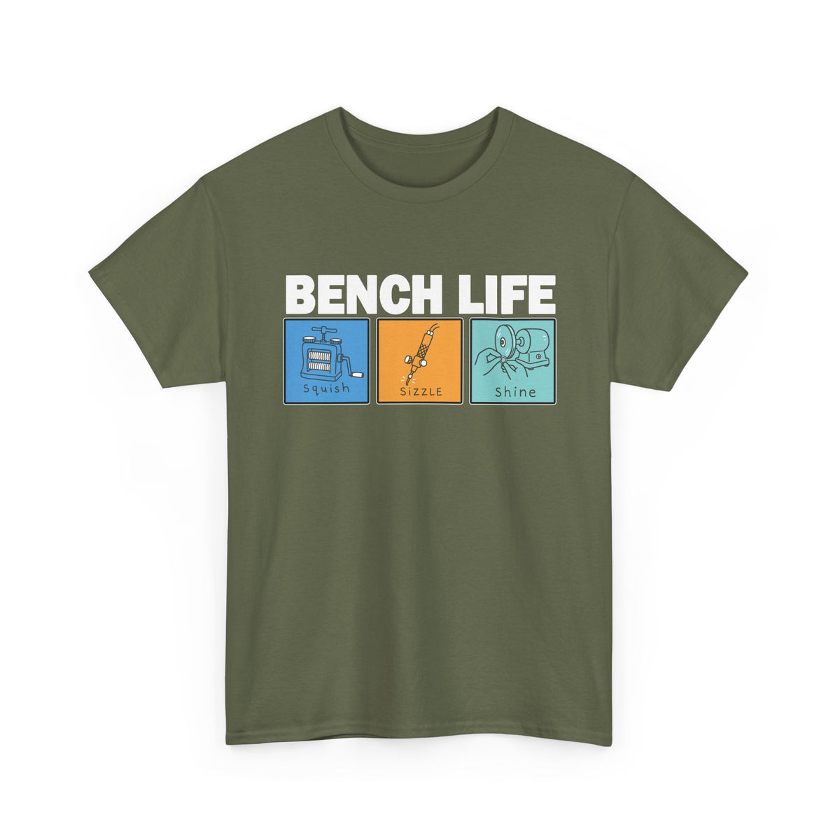 Bench Life – Squish, Sizzle, Shine T-Shirt