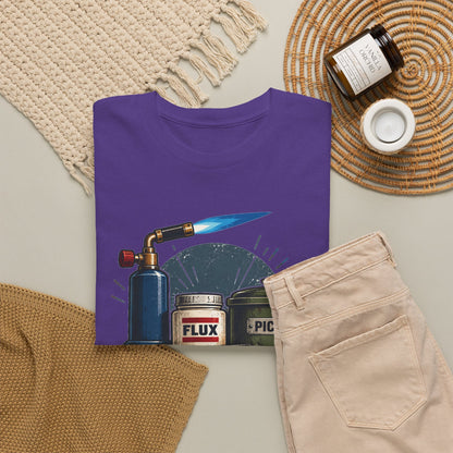 I Run on Propane, Flux & Pickle – Jeweler T-Shirt