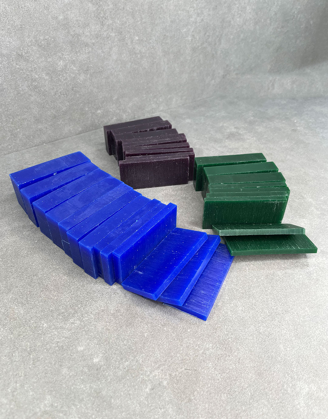21-0276X = DuMatt Blue Carving Wax Slices