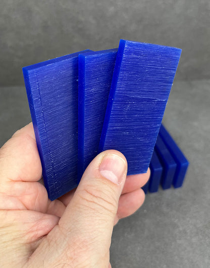 21-0276X = DuMatt Blue Carving Wax Slices