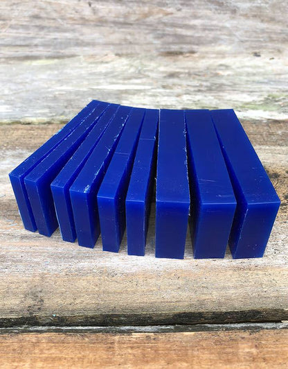 21-0276X = DuMatt Blue Carving Wax Slices