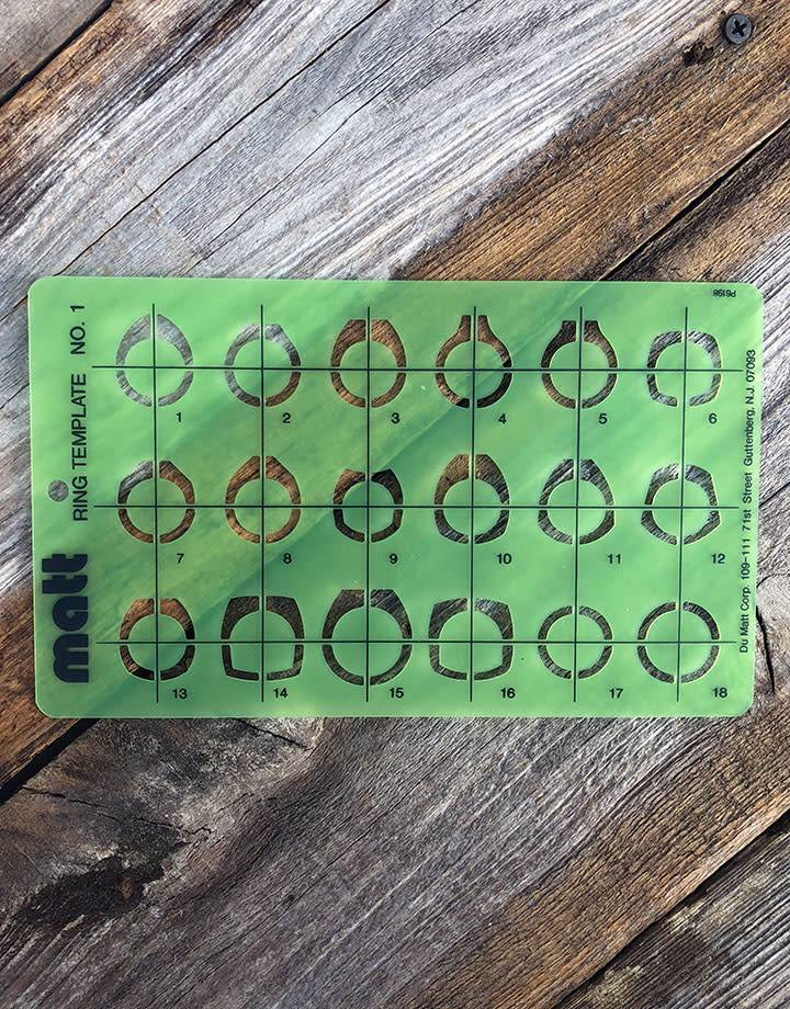 21-02855 = Matt Wax Design Template for Rings