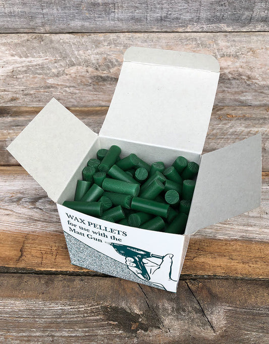 21-0951-07 = WAX GUN GREEN WAX FOR MATT GUN 130pc