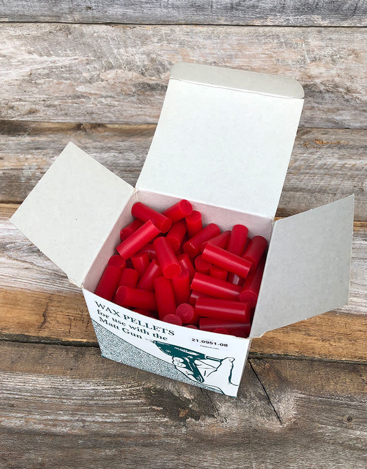 21-0951-08 = WAX GUN RED WAX FOR MATT GUN 130pc