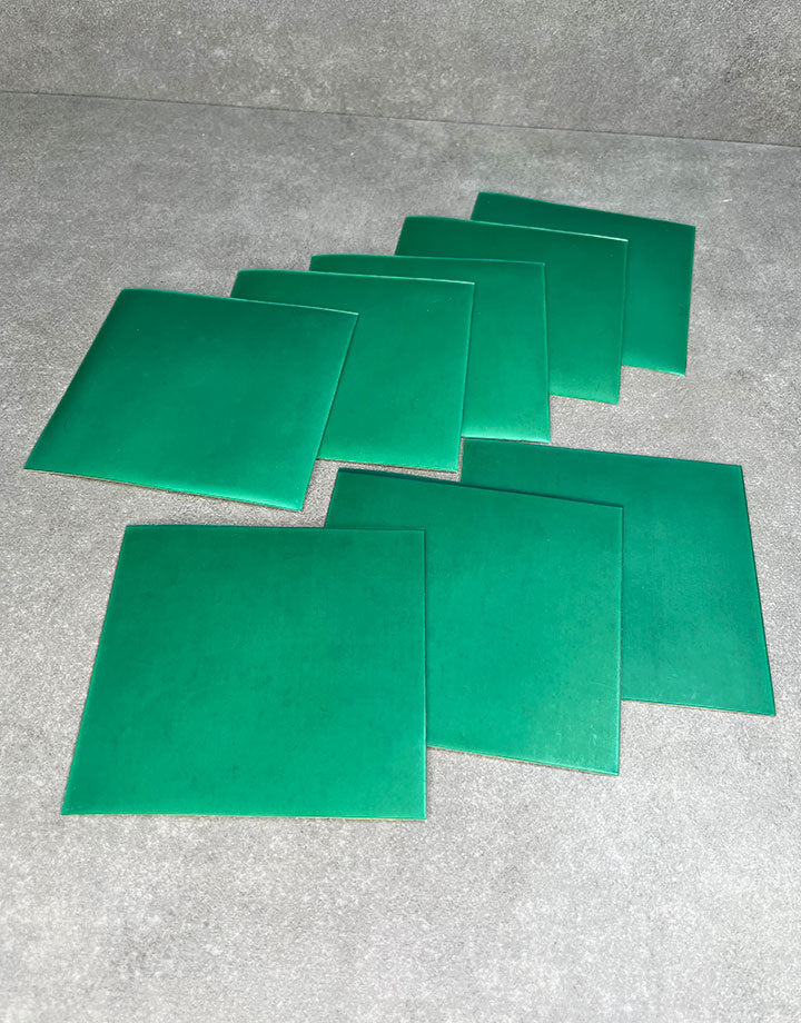 Wax Sheet 4"x4" Firm/Green (Choose Thickness)