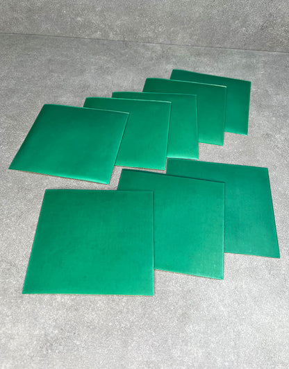 Wax Sheet 4"x4" Firm/Green (Choose Thickness)
