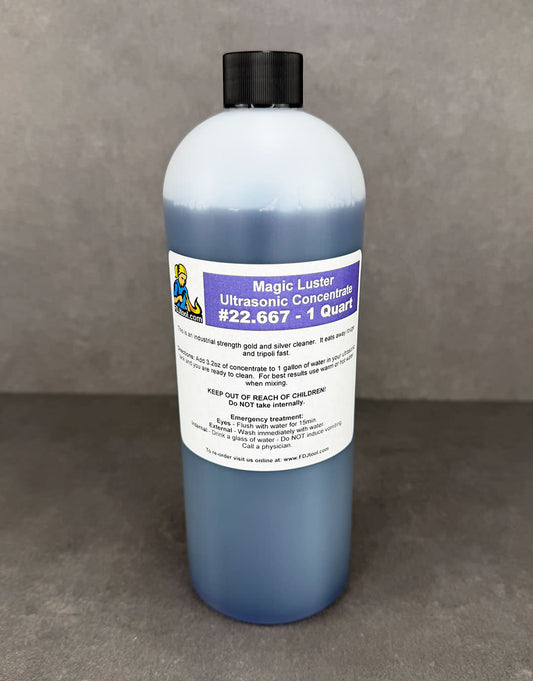 22-667 = Magic Luster Ultrasonic Cleaning Solution (1Qt)