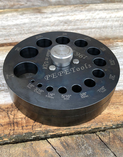 25-198 = Disc Cutter Set of 14 Different 1/8'' to 1'' By PEPE Tools
