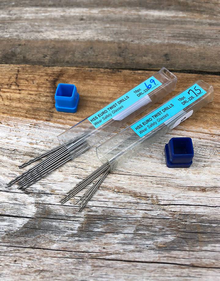 28-0535 = European High Speed Twist Drills (Pkg/10) (Choose Size)