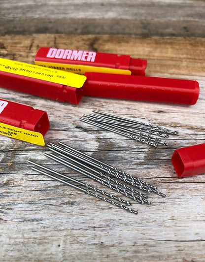 28-0536 = Dormer High Speed Twist Drills (Pkg/10) (Choose Size)