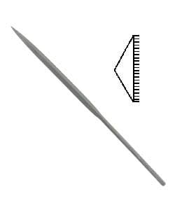 31-45X = Grobet Barrette Needle File 5-1/2"