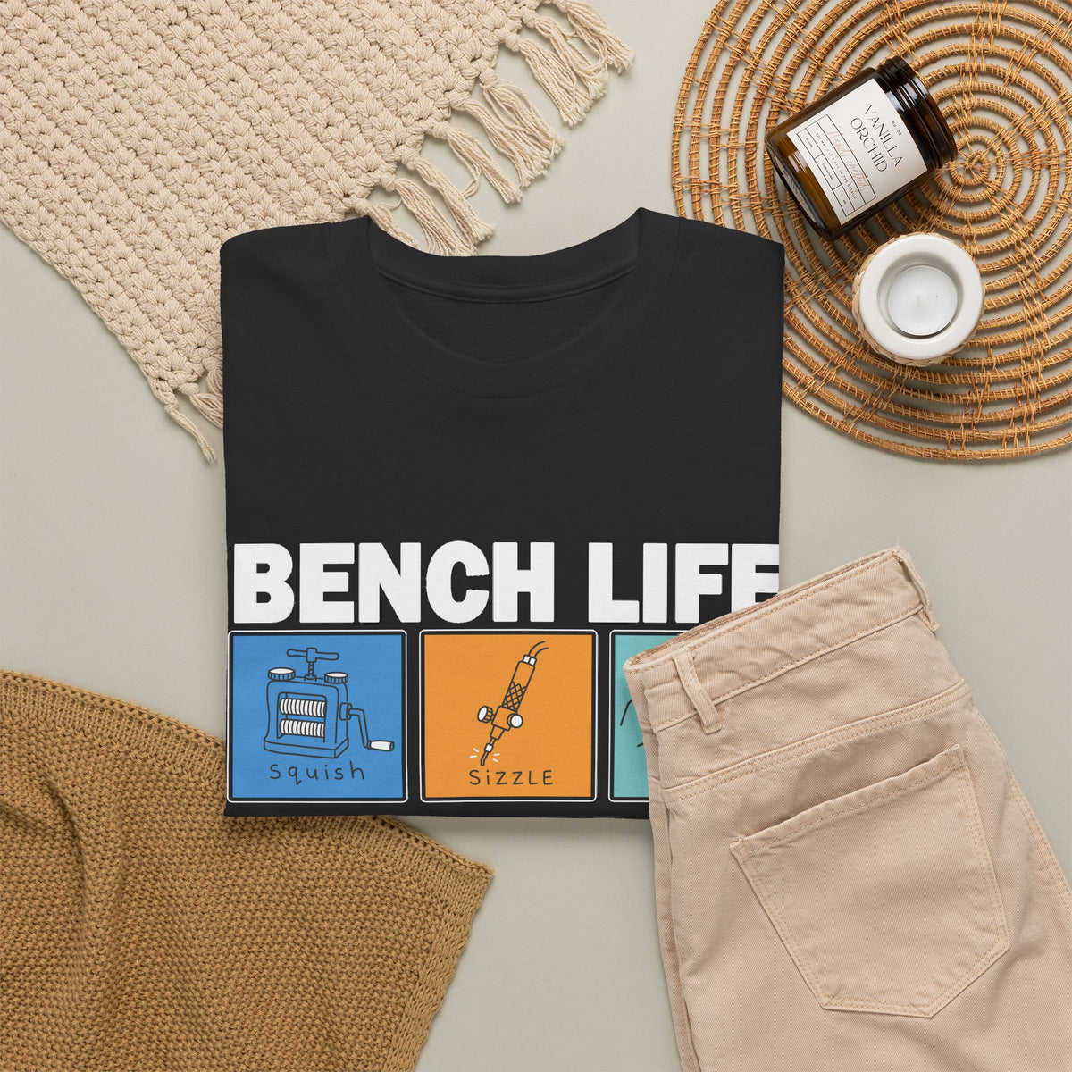 Bench Life – Squish, Sizzle, Shine T-Shirt