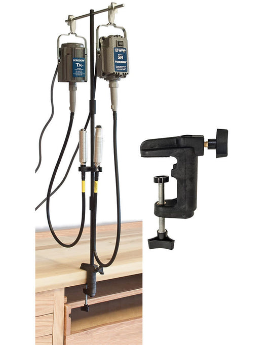 34.613 = Foredom Flexshaft Double Motor Hanger with Mounting Clamp