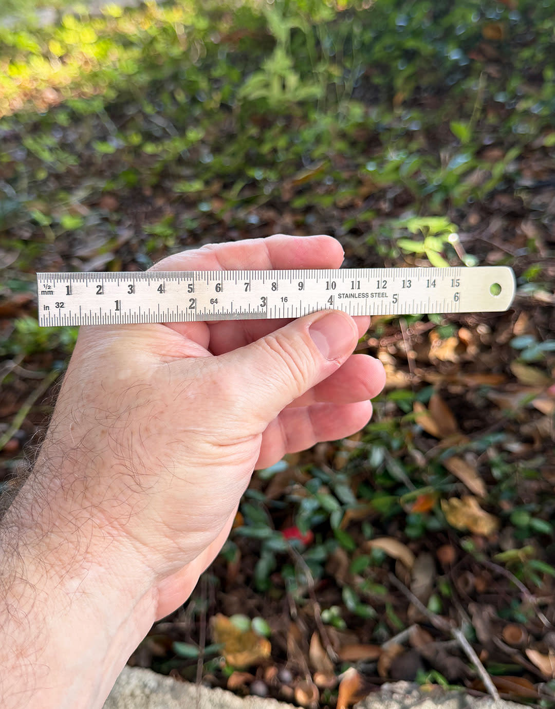 35.510 = RULER - 6" STEEL