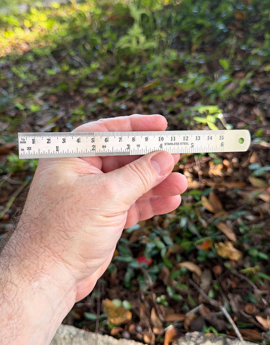 35.510 = RULER - 6" STEEL
