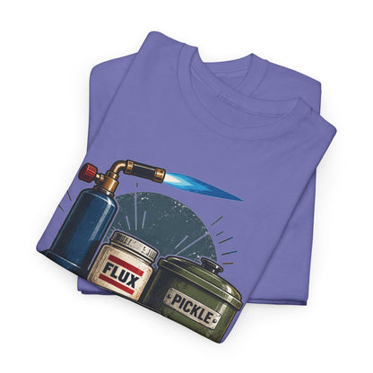 I Run on Propane, Flux & Pickle – Jeweler T-Shirt