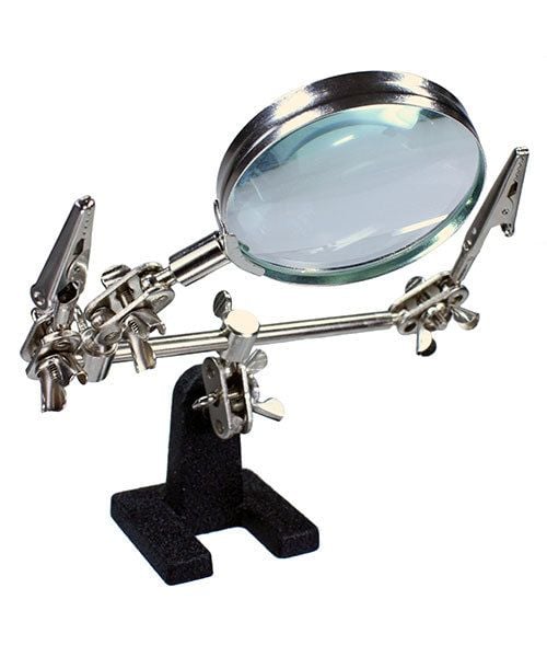 54.085 = Dual Third Hand Holder with Magnifer