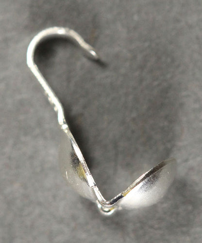 580S-10 = Clam Shell Bead Tips Sterling Silver (Pkg of 20)
