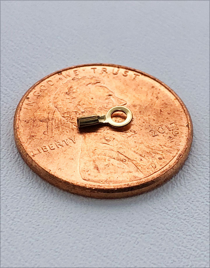 585F-70 = Gold Filled Crimp Tube with Ring- 4.8mm ID Ring (Pkg of 10)