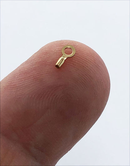 585F-70 = Gold Filled Crimp Tube with Ring- 4.8mm ID Ring (Pkg of 10)