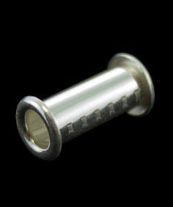 590FS-14 = Flared Bead Core 1/2'' with THREADS FINE SILVER (4pcs)