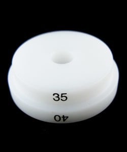 59.6510-A01 = HOROTEC DOUBLE SIDED DELRIN DIE 35-40mm for PRESSING MINERAL GLASS