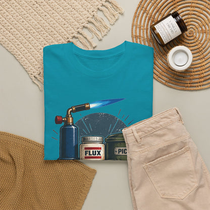 I Run on Propane, Flux & Pickle – Jeweler T-Shirt