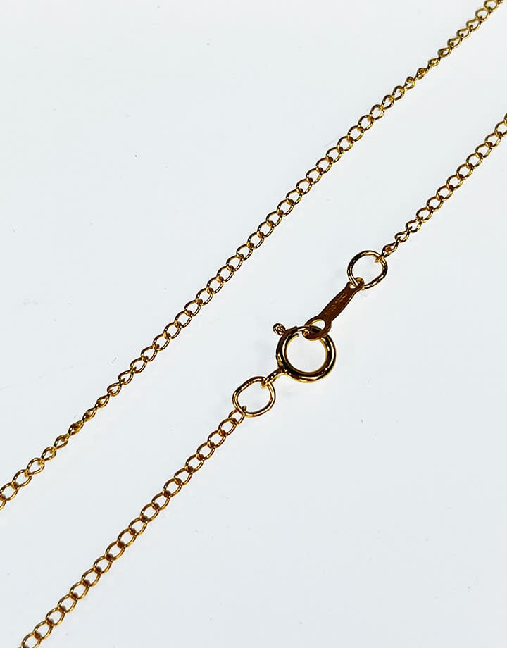 800F-01 = Gold Filled Curb Chain 1.5mm 16"