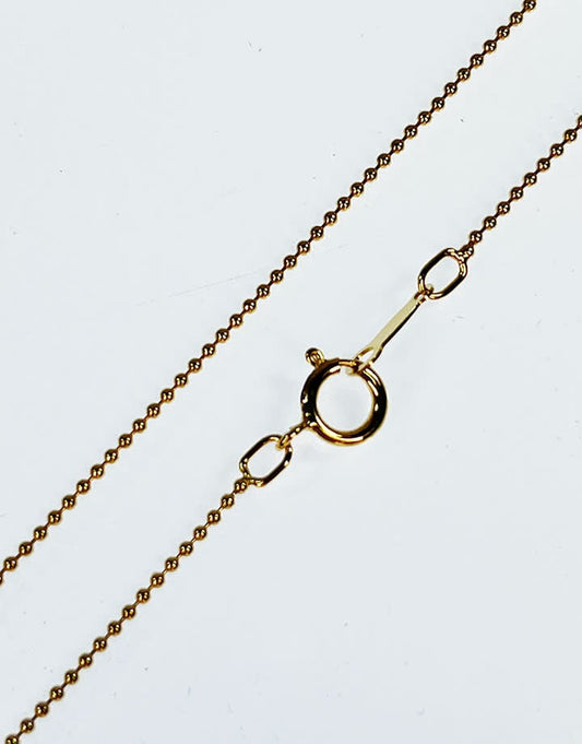 800F-04 = Gold Filled Bead Chain 1.0mm