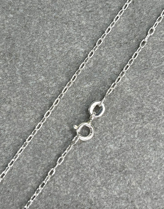 800S-03 = Oval Cable Chain Sterling 1.6mm
