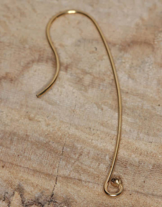 803F-17 = GOLD FILLED LONG BALL END EARWIRE