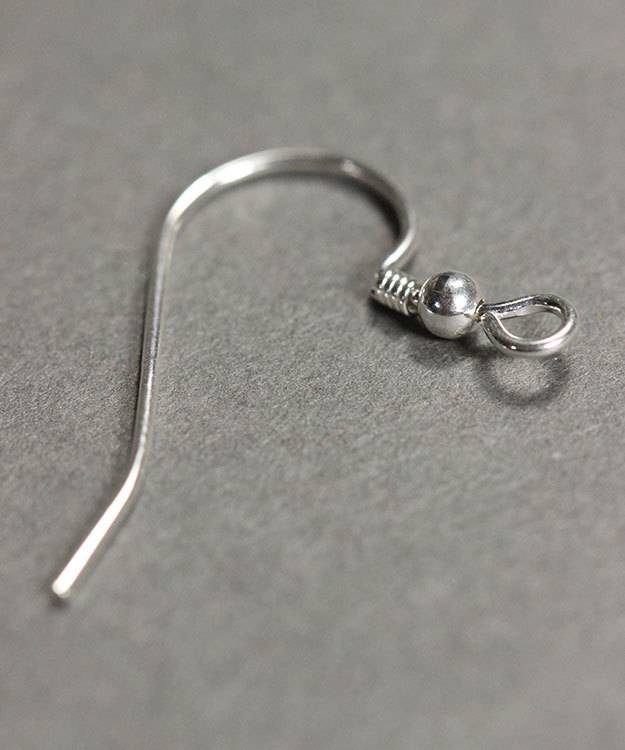 803S-05 = Earwire 21mm Long Sterling Silver .030'' Wire (Pkg of 10)