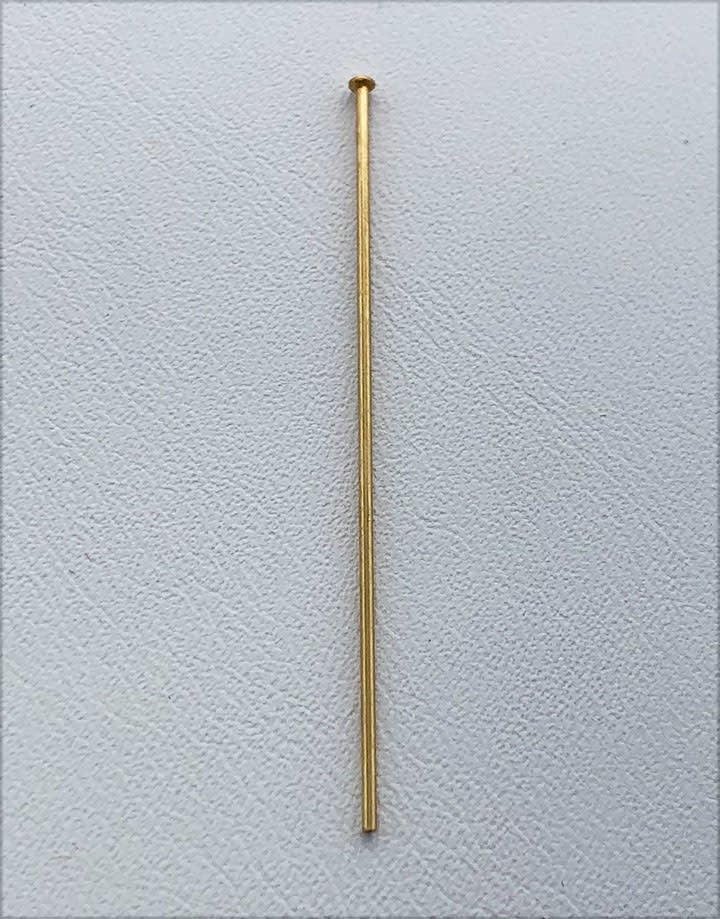 807F-XX = Head Pins Gold Filled (Pkg of 10)