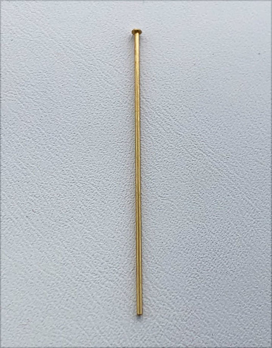 807F-XX = Head Pins Gold Filled (Pkg of 10)