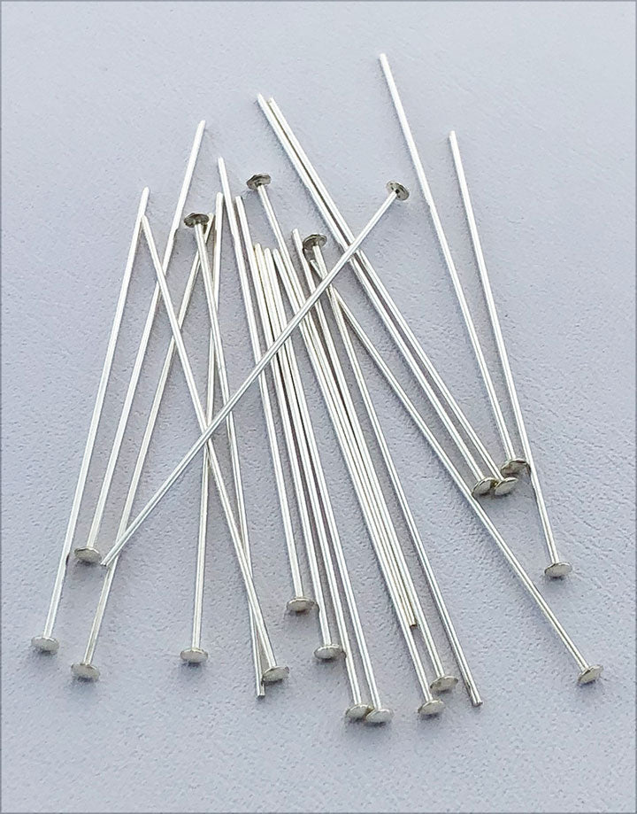 807S-XX = Head Pin Sterling Silver (Pkg of 10)