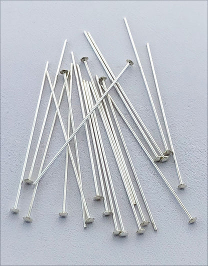 807S-XX = Head Pin Sterling Silver (Pkg of 10)